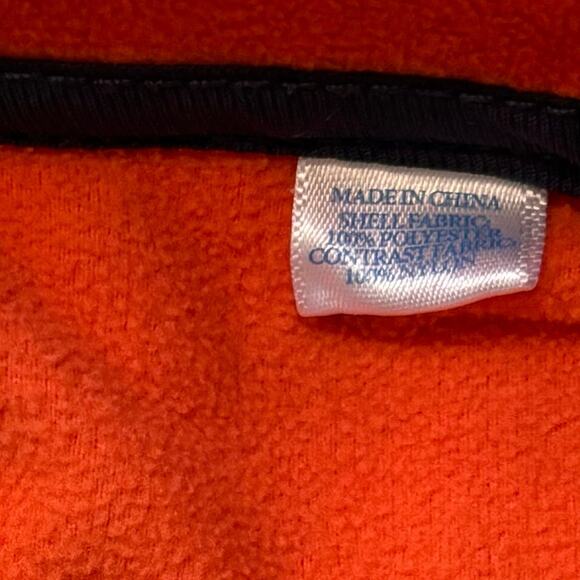 SOUTHERN TIDE  Men’s Navy & Orange Navigational Fleece Vest Size Medium - Picture 5 of 5